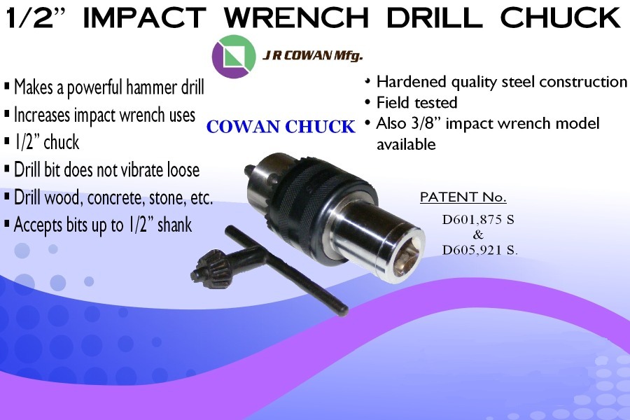Picture of impact wrench drill chuck ad front side.