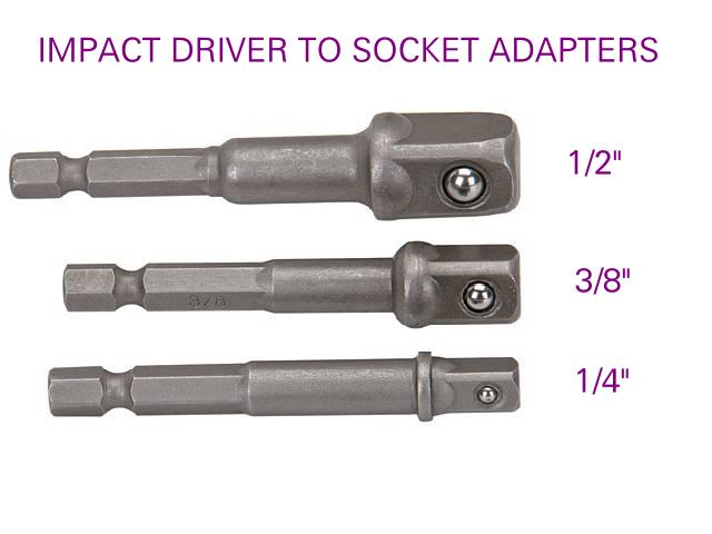 Picture of hex drivers for impact driver accessories.